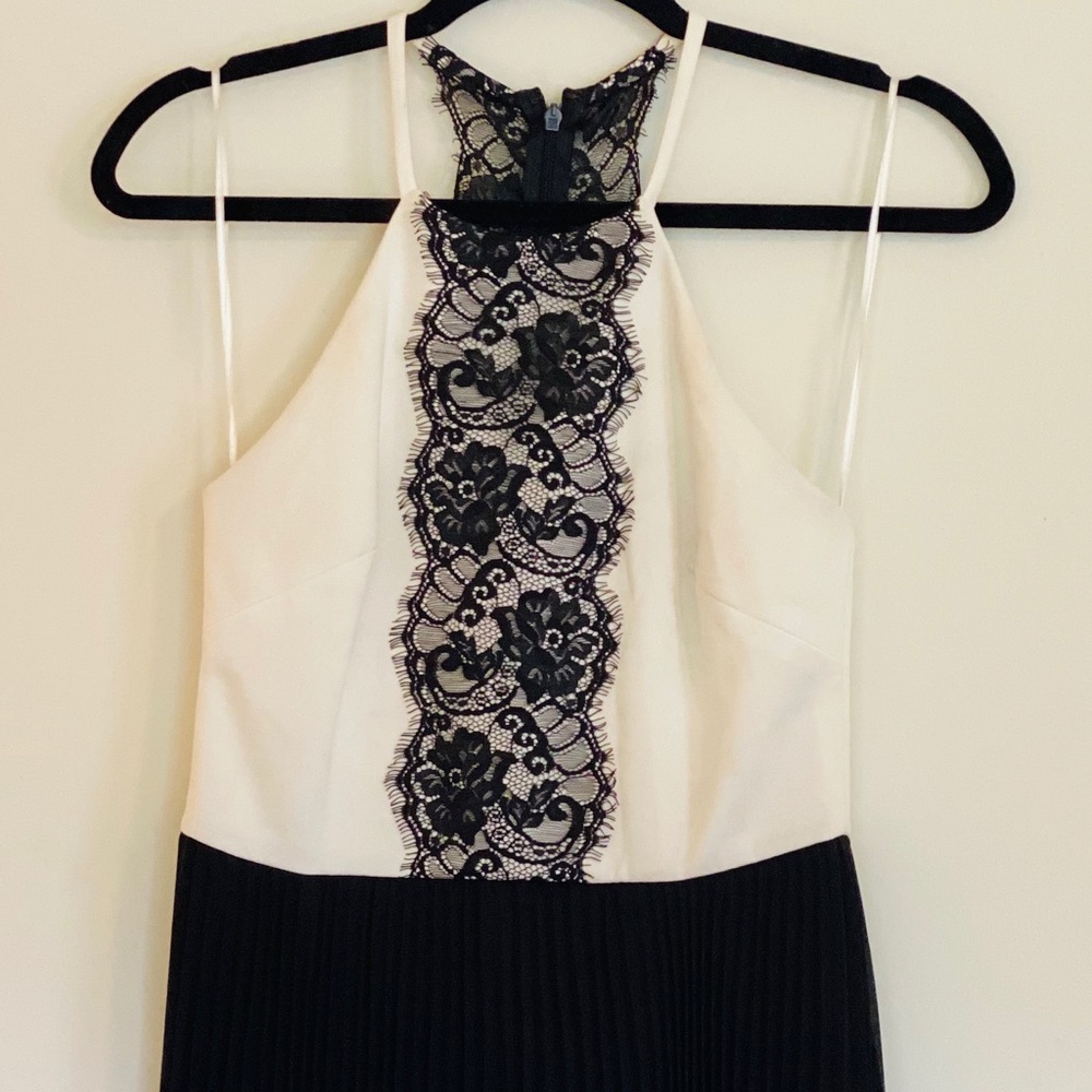 Max And Cleo Black & White Cocktail Dress. Size 6
